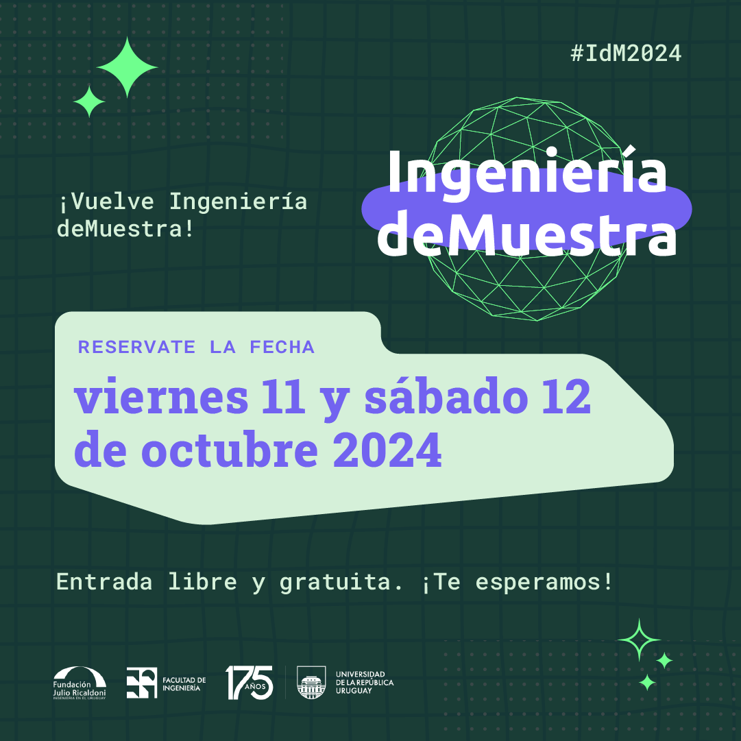 Ingenieria deMuestra 2024 SAVE THE DATE