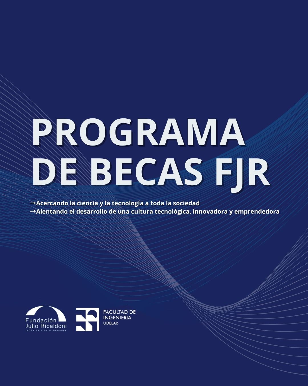Banner Programa Becas FJR Instagram 2025