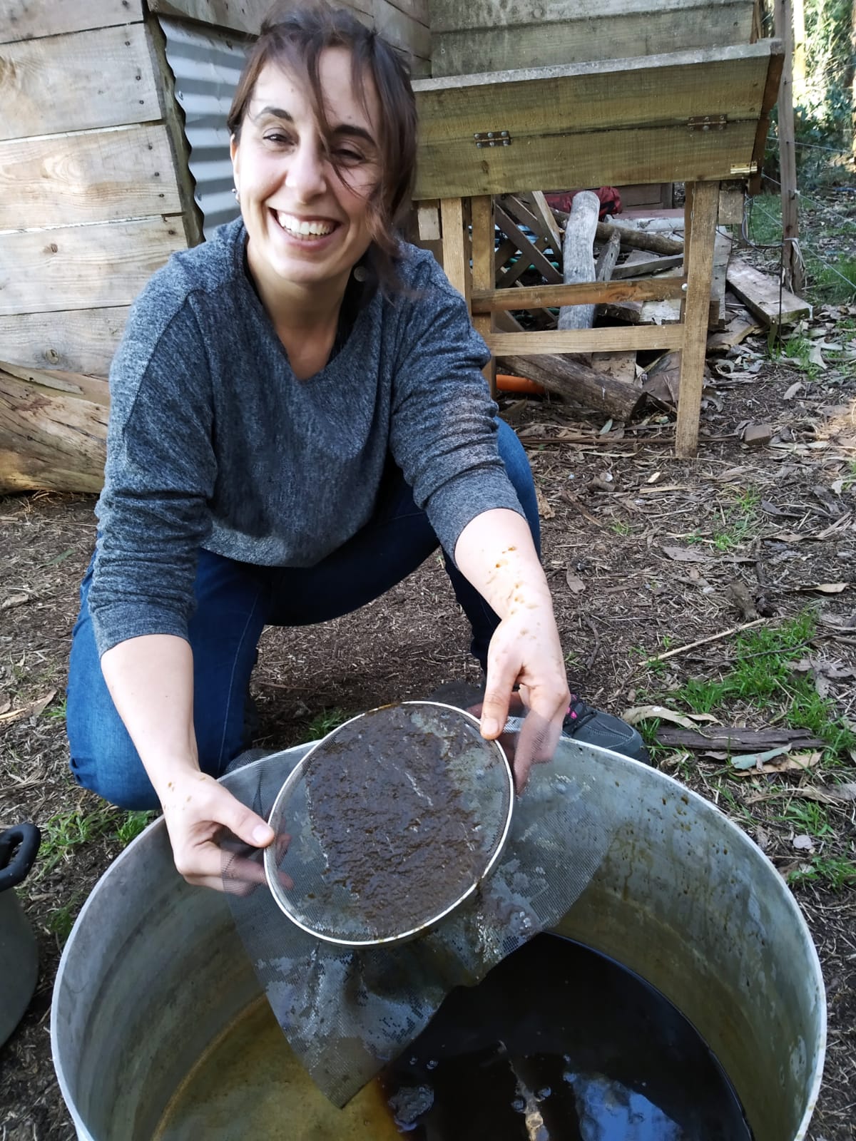 María Nube realizando las primeras pruebas de VACACA en 2021